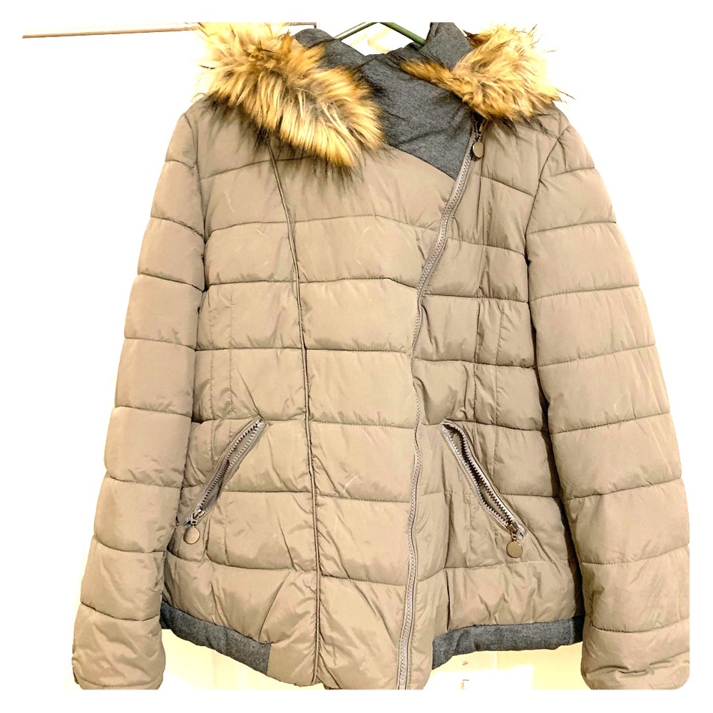 Women’s Winter Jacket with Fur Hood
